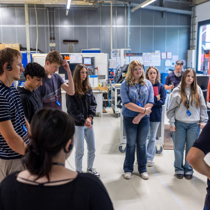 Eine Gruppe von Auszubildenden 