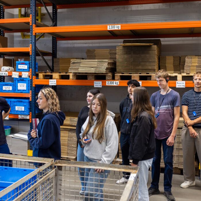 Eine Gruppe von Auszubildenden 
